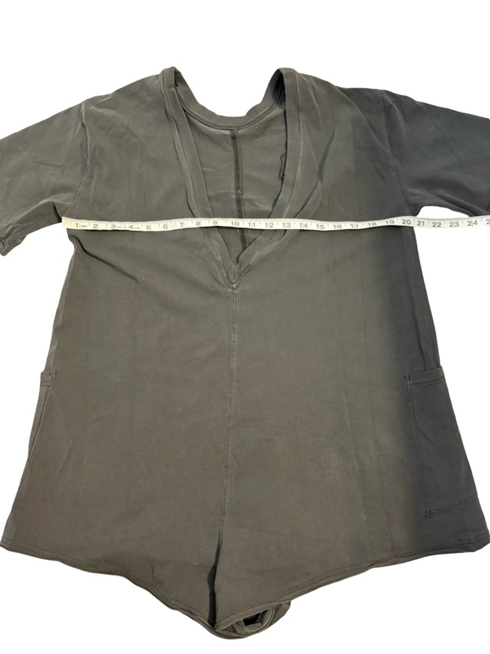 Free People MOVEMENT NWOT Hot Shot Tee Romper Short Size XS Oversized Cozy - Picture 8 of 13